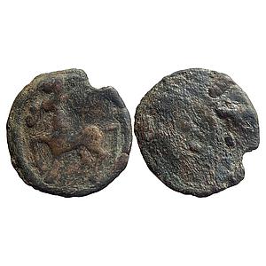 Ancient Post Mauryan Kampila Dakshina Panchala Region Copper Fractional Unit