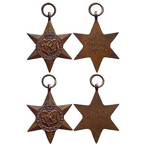 British War Medal George VI Set of 2 Medal Bronze Medal