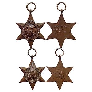 British War Medal George VI Set of 2 Medal Bronze Medal