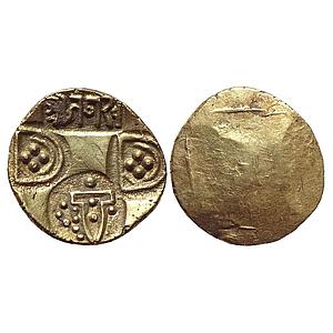 Hindu Medieval Paramaras of Vidarbha Jagadeva Punch Marked Gold Pagoda