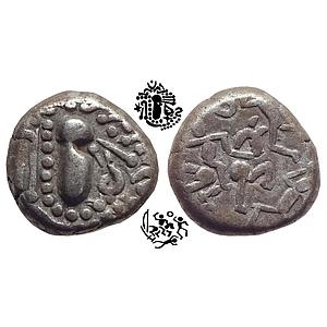 Paramaras of Malwa Gadhiyya Debased Silver Billon Dramma