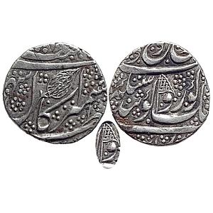 IK Sikh Empire Diwan Moti Ram as Governor Khitta Kashmir Mint Gobind Shahi Couplet Silver 