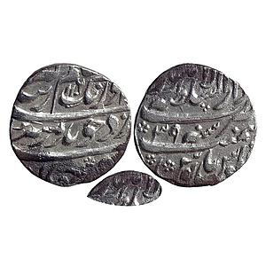 Mughal Aurangzeb Dar us-Sultanate Lahore Mint Silver Rupee