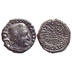 Ancient Western Kshatrapas Kardamaka Dynasty Viradaman as Kshatrapa Silver Drachm
