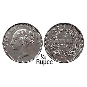 EIC Uniform Coinage Victoria Queen 1840 AD continuous legend English Head 20 Berries Silve