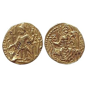 Ancient Kushanas Vasudeva II Gold Dinar