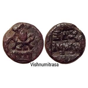 Ancient Panchala Pre-Kushana Vishnumitra Copper Unit