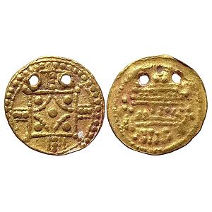 Hindu Medieval Chalukyas of Kalyana Anonymous Gold Gadyana