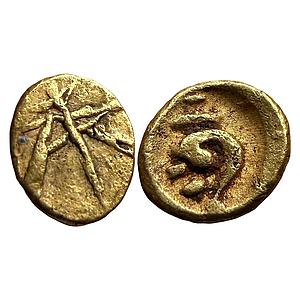 Hindu Medieval Anonymous Gold Fanam