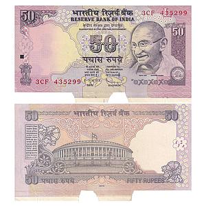 India Reserve Bank of India misprint Parliament House series 2010 signed by D. Subbarao in