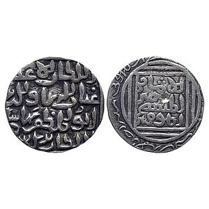 Bengal Sultan Ghiyath Al-Din Bahadur Shah Shahr Lakhnauti Mint Silver Tanka