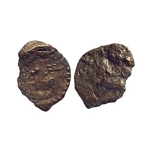 Ancient, Post-Mauryan, Kaushambi region, Uninscribed type, Copper Unit