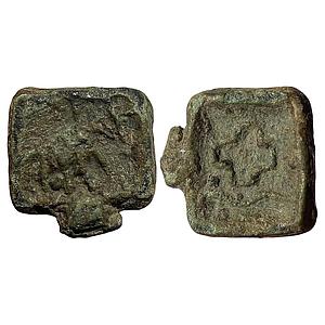 Ancient Panchala Region Uninscribed Cast Copper Unit