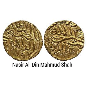 Bengal Sultan Nasir Al-Din Mahmud Shah No Mint Gold Tanka