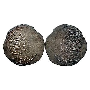 Delhi Sultan Ghorid Mu'izz al-Din Muhammad bin Sam Muhammad Ghori Balad Ghazna Mint bullse