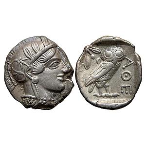 Ancient World Athens Silver Tetradrachm