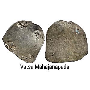 Ancient Vatsa Mahajanapada Punch Marked Coinage Son Valley Early Series ABCD Configuration