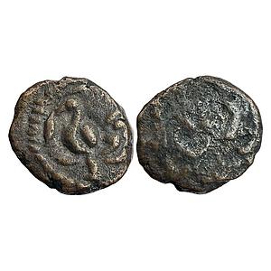 Hindu Medieval Vijayanagar Successors Local Polygars Copper Fractional Kasu