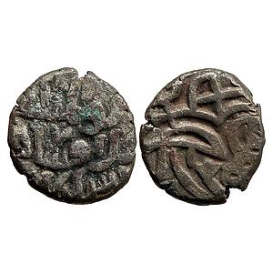 Delhi Sultan Muizz Al-Din Bahram Badaun Mint Billon Jital