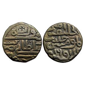 Delhi Sultan Daulat Khan Lodi posthamus issue INO Firuz Tughluq Billon Tanka of 80 Rati