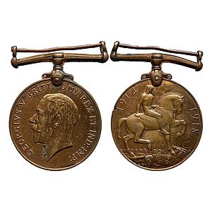 British War Medal George V Bronze Medal