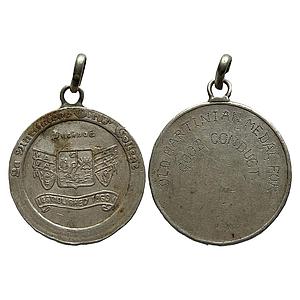 Old Martinian Medal For Good Conduct Martinian Girls College Lucknow Established 1869 Silv