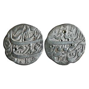 Mughal Aurangzeb Dar us-Sultanate Lahore Mint Silver Rupee