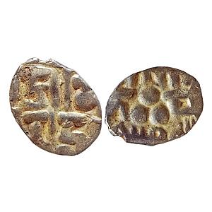 Samid Amirs of Multan, Amir Munabbih-I, Silver Bilingual Damma (Qanhari Dirham)