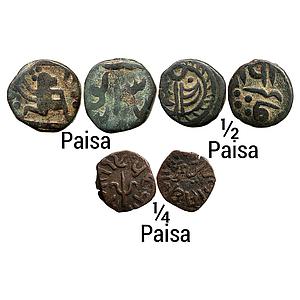 IPS Dhar State INO Shah Alam II Sailana State Dule Singh Sitamau Bahadur Singh Set of 3 Co