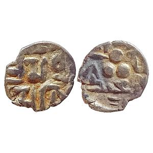 Samid Amirs of Multan, Amir Muhammad-IV, Silver Bilingual Damma (Qanhari Dirham)