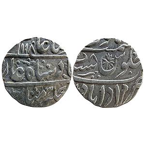 IK Rohilkhand Hafiz Rahmat Khan INO Alamgir II Muradabad Mint Silver Rupee