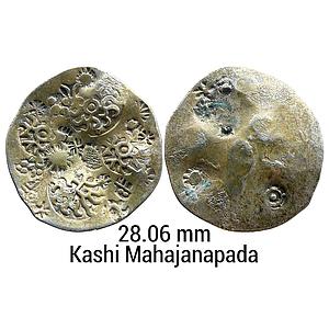Ancient Punch Marked Coinage Middle Ganga Valley Kashi Mahajanapada AABC Configuration Arc
