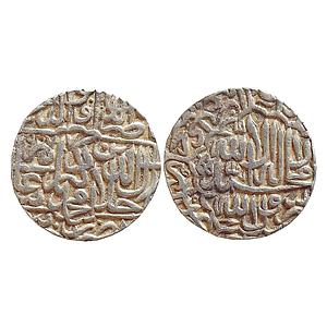 Mughal, Akbar, Dar al-Khilafat Jaunpur Mint, Kalima Type, Silver Rupee