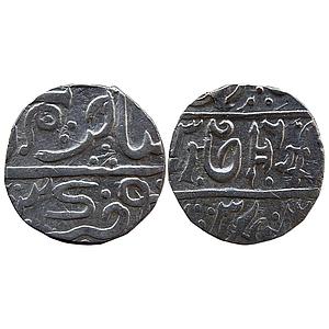 IPS Gwalior State INO Shah Alam II Jean Baptiste Filose Shadhora or Sabalgarh Mint Silver 