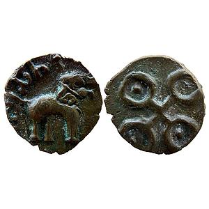 Ancient Satavahanas Vasistiputra Siri Satakarni Universal type Potin Heavy Weight Unit