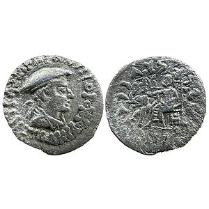 Ancient Indo-Greeks Antialcidas Silver Drachma Indian Standard