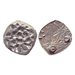 Ancient, Archaic Series, Punch Marked Coinage, Attributed to Pauravas of Kaushambi, Silver
