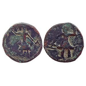 Ancient, Later Kushan, Puri Region (orrisa), Cast Copper Drachma