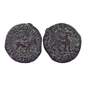 Ancient, Indo-Scythians, Azes I, Copper Decachalkon