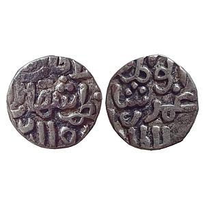Delhi Sultan, Khaljis, Shihab al-din Umar, No Mint, Billon 6-Gani
