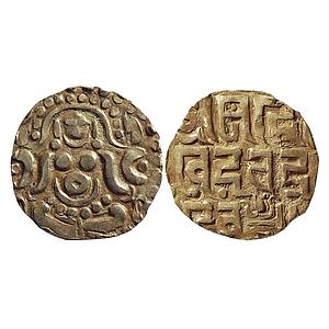 Gahadavalas of Kanauj & Kashi (Varanasi), Govinda Chandradeva, Gold "4-1/2 Masha"