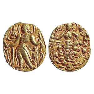 Ancient, Guptas, Chandragupta II, “Archer type” Gold Heavy Dinar
