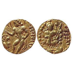 Ancient, Guptas, Kumaragupta I, "Kartikeya type" Gold Dinar