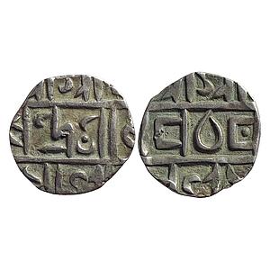 IK, Cooch Behar, Dharendra or Harendra Narayan, Silver "1/2 Rupee"