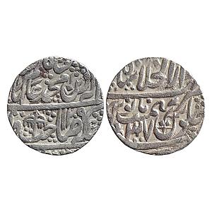 Mughal, Shah Alam II, Dar ul-Khilafat Shahjahanabad Mint, "Sahib-i-Qiran type" Silver Rupe
