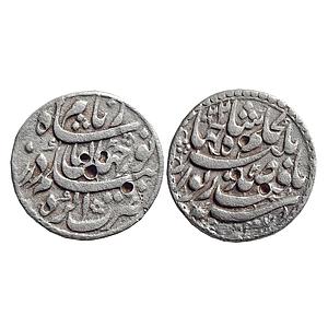 Mughal, Nur Jahan, Agra Mint, "Yaft" Couplet, Silver Rupee