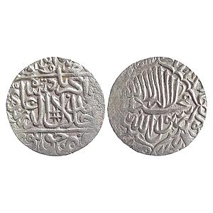 Mughal, Akbar, Jaunpur Mint, Kalima Type, Silver Rupee