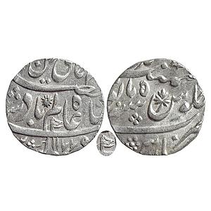 IPS, Awadh State, Shuja ud-Daula INO Shah Alam II, Muhammadabad Banaras Mint, Silver Rupee