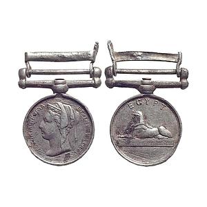 Egypt Medal, Victoria Regina ET Imperatrix, Silver Medal