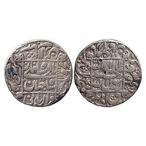 Mughal, Shah Jahan, Junagarh Mint, Silver Rupee